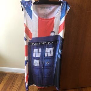 Doctor Who TARDIS & Distressed 🇬🇧 dress